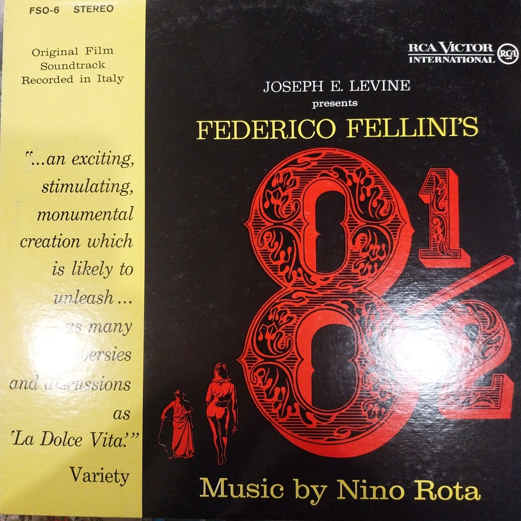 NINI ROTA - FEDERICO FELLINIS 8 1/2 SOUNDTRACK (USED VINYL 1963 U.S. EX+ EX+)