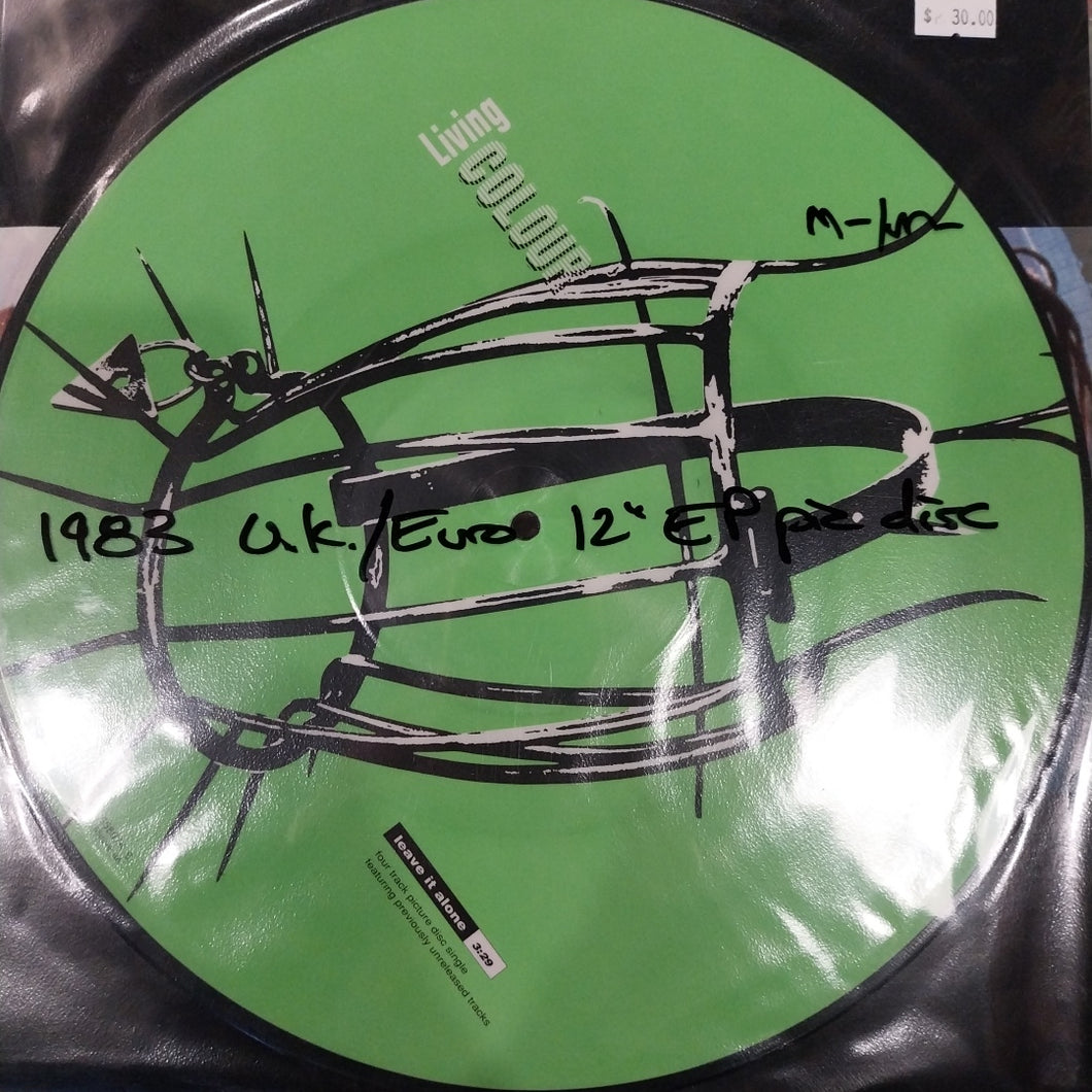 LIVING COLOUR - LEAVE IT ALONE (PIC DISC) (EP) (USED VINYL 1983 U.K./EURO 12