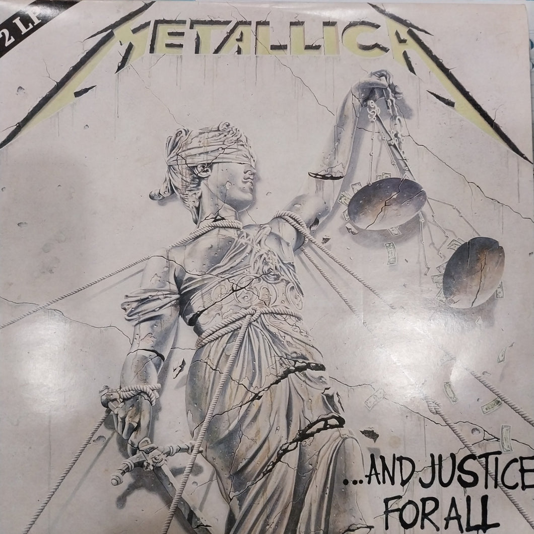 METALLICA - AND JUSTICE FOR ALL (USED VINYL 1988 AUS 2LP EX+ EX+)