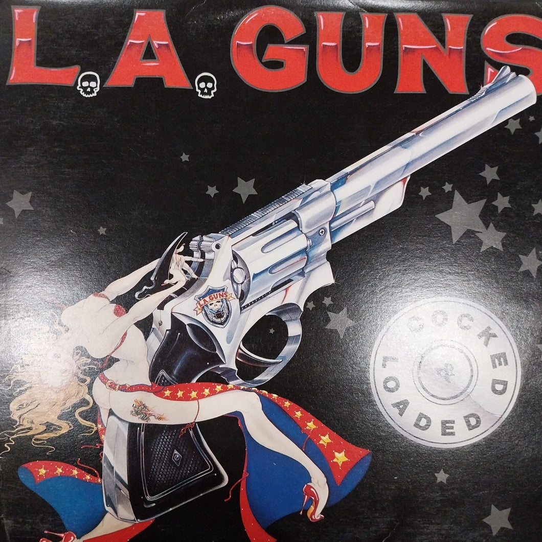 L.A. GUNS - COCKED AND LOADED (USED VINYL 1989 AUS EX+ EX)