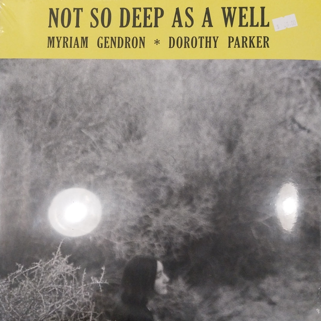 MYRIAM GENDRON - NOT SO DEEP AS A WELL VINYL