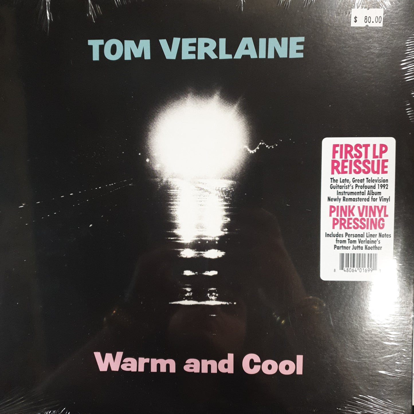 TOM VERLAINE - WARM AND COOL (PINK COLOURED) VINYL