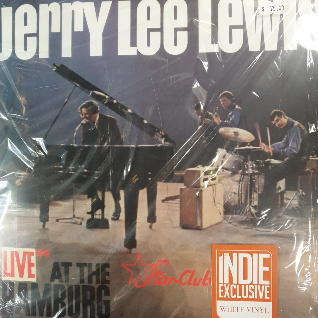 JERRY LEE LEWIS - LIVE AT THE HAMBURG (WHITE COLOURED) VINYL