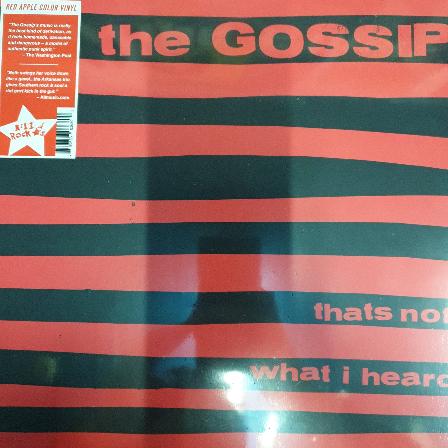 GOSSIP - THATS NOT WHAT I HEARD (RED APPLE COLOURED) VINYL