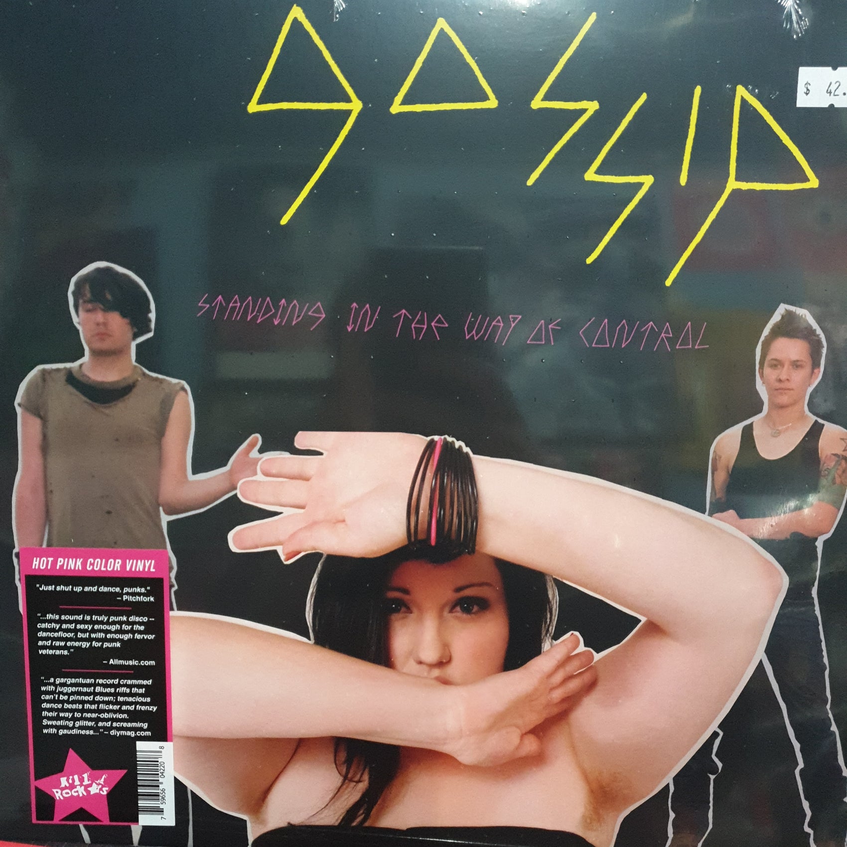 GOSSIP - STANDING IN THE WAY OF CONTROL (HOT PINK COLOURED) VINYL