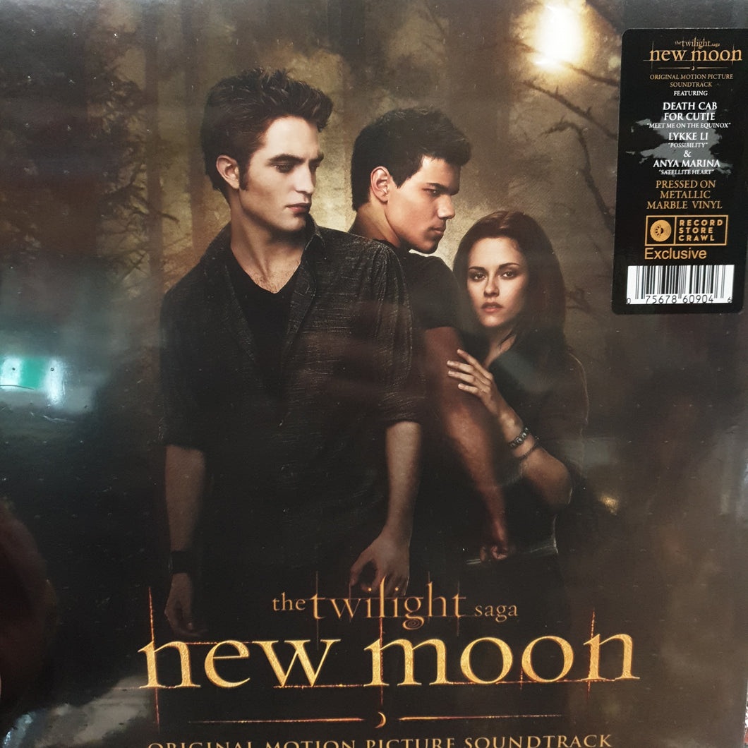 VARIOUS ARTISTS - TWILIGHT: NEW MOON SOUNDTRACK (METALLIC MARBLE COLOURED) (2LP) VINYL