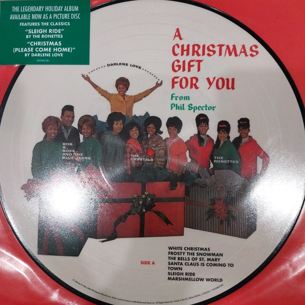 PHIL SPECTOR - A CHRISTMAS GIFT FOR YOU (USED VINYL 2023 PIC DISC M-)