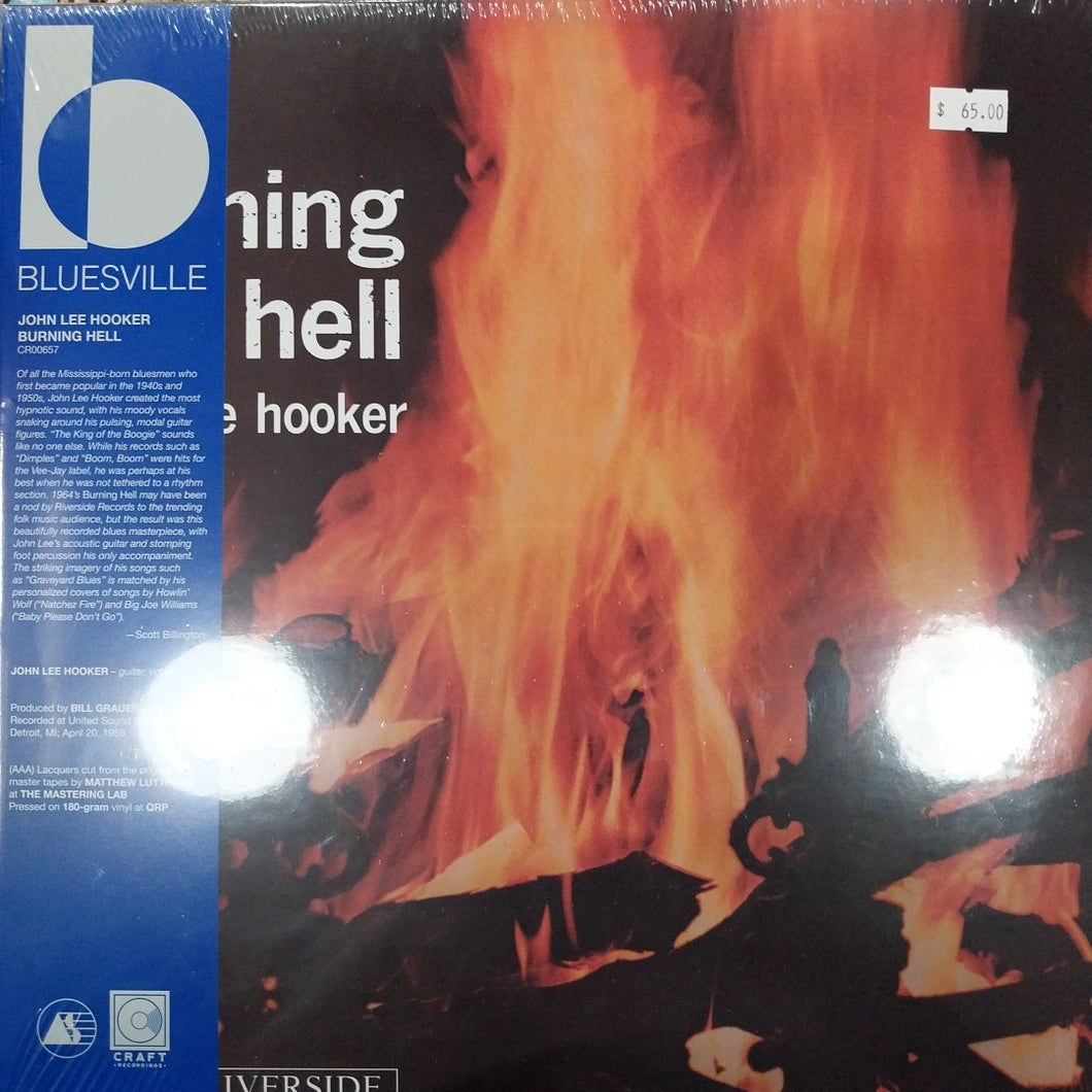 JOHN LEE HOOKER - BURNING HELL (CRAFT PRESSING) VINYL