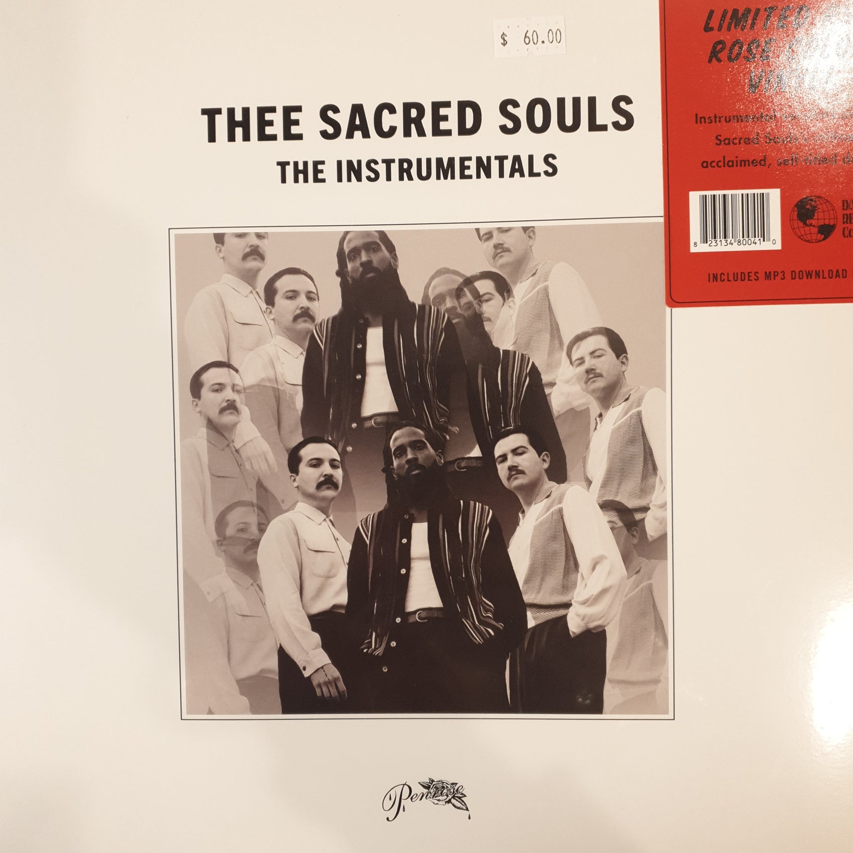 THEE SACRED SOULS - SELF TITLED (THE INSTRUMENTALS (RED COLOURED) VINYL