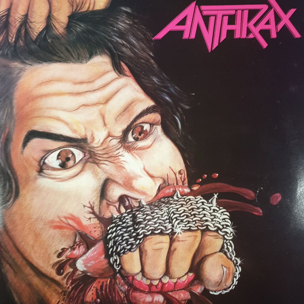 ANTHRAX - FISTFUL OF METAL (USED VINYL 1984 UK M-/M-)