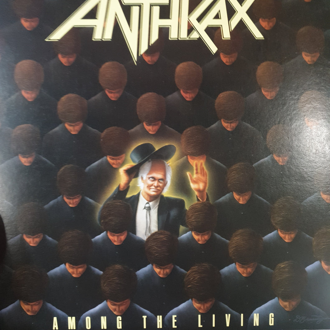 ANTHRAX - AMONG THE LIVING (USED VINYL 1986 AUS M-/M-)