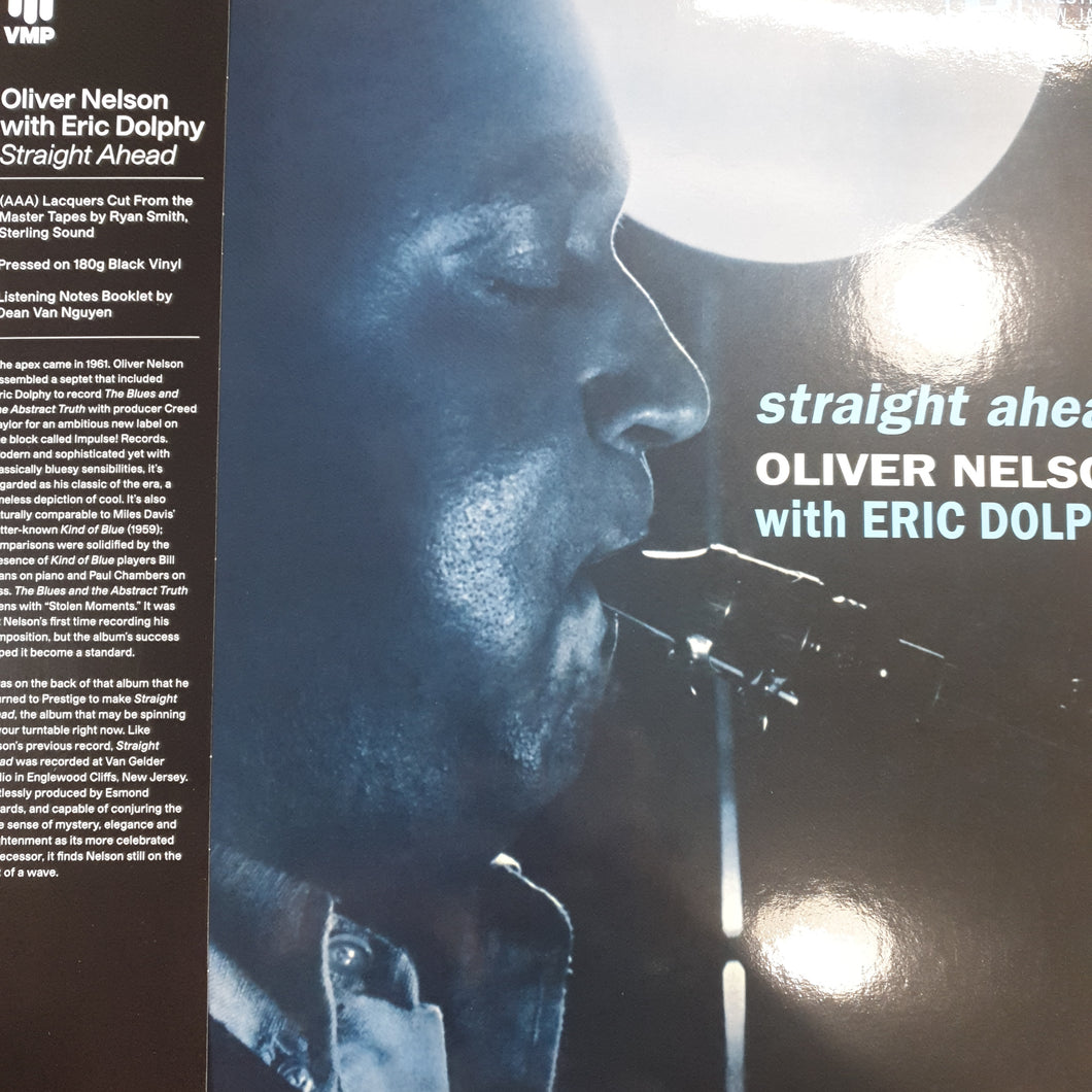OLIVER NELSON AND ERIC DOLPHY - STRAIGHT AHEAD (USED VINYL 2024 US M-/M-)