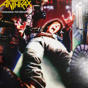 ANTHRAX - SPREADING THE DISEASE (USED VINYL 1987 AUS M-/M-)