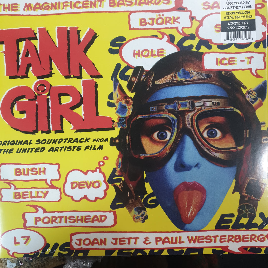 VARIOUS ARTISTS - TANK GIRL ORIGINAL SOUNDTRACK (CORAL BLUE COLOURED) VINYL
