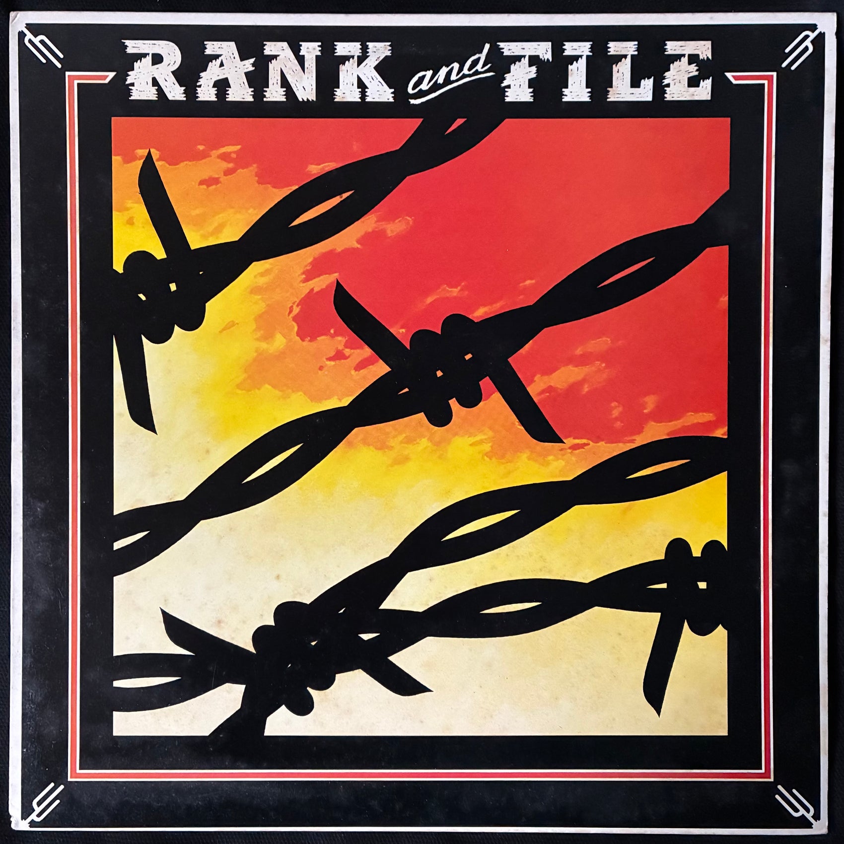 RANK AND FILE - SUNDOWN (USED VINYL 1984 UK M-/EX-)
