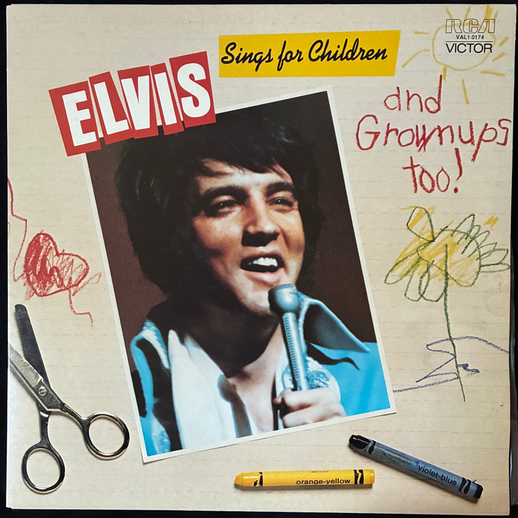 ELVIS PRESLEY - ELVIS SINGS FOR CHILDREN AND GROWNUPS TOO! (USED VINYL 1978 AUS M-/M-)