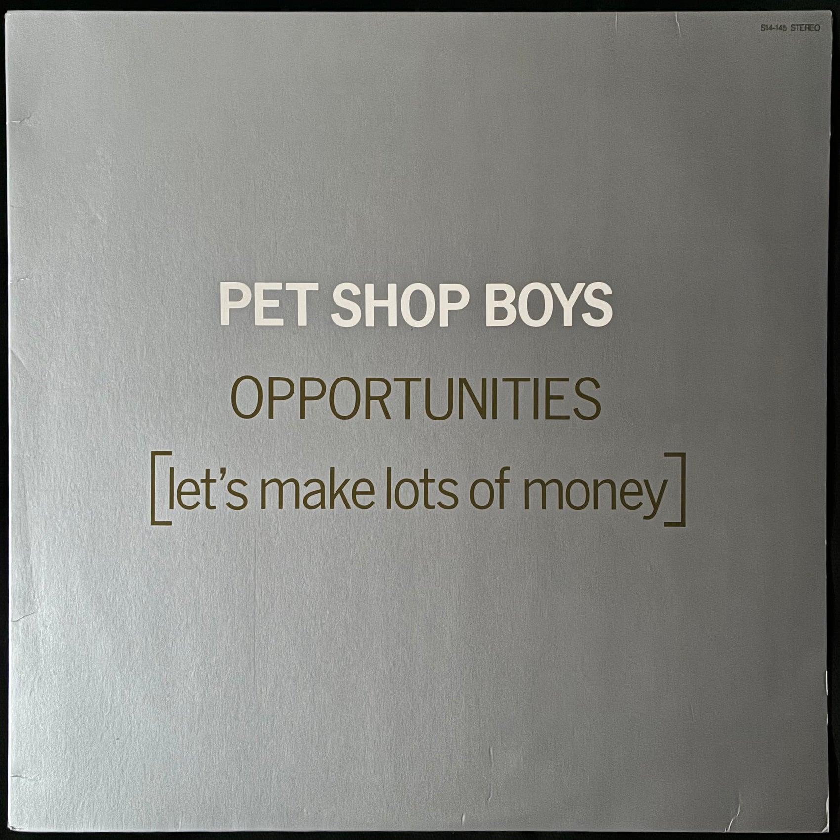 PET SHOP BOYS - OPPORTUNITIES [LETS MAKE A LOT OF MONEY] (12" EP) (USED VINYL 1986 JAPAN M-/M-)