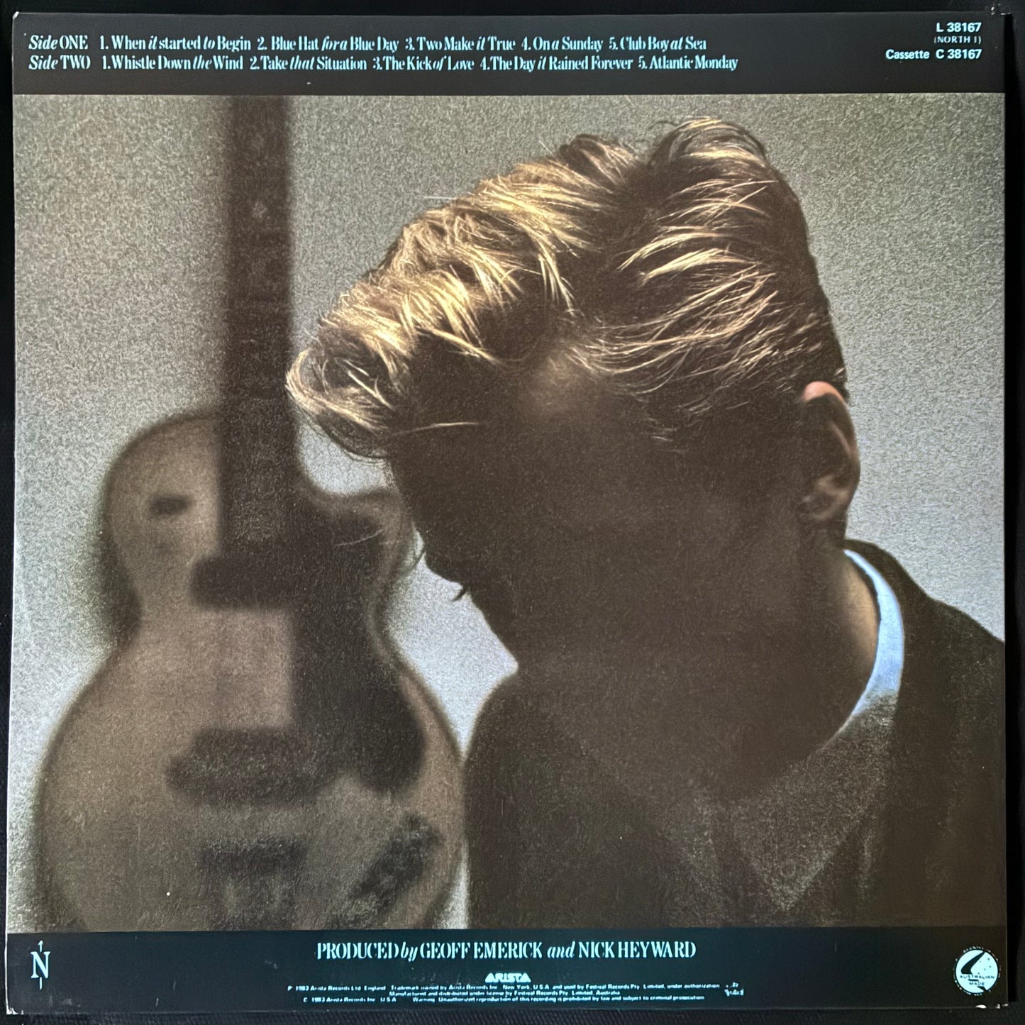 NICK HEYWARD - NORTH OF A MIRACLE (USED VINYL 1983 AUS M-/M-)