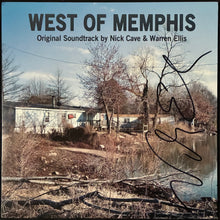 Load image into Gallery viewer, NICK CAVE &amp; WARREN ELLIS - WEST OF MEMPHIS (SIGNED BY WARREN) (WHITE COLOUR) (USED VINYL 2014 US M-/M-)
