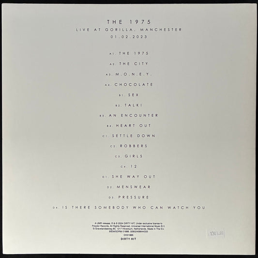 1975 - LIVE AT GORILLA, MANCHESTER 01.02.2023 (2LP) (WHITE COLOURED) (USED VINYL 2024 EU M-/EX+)
