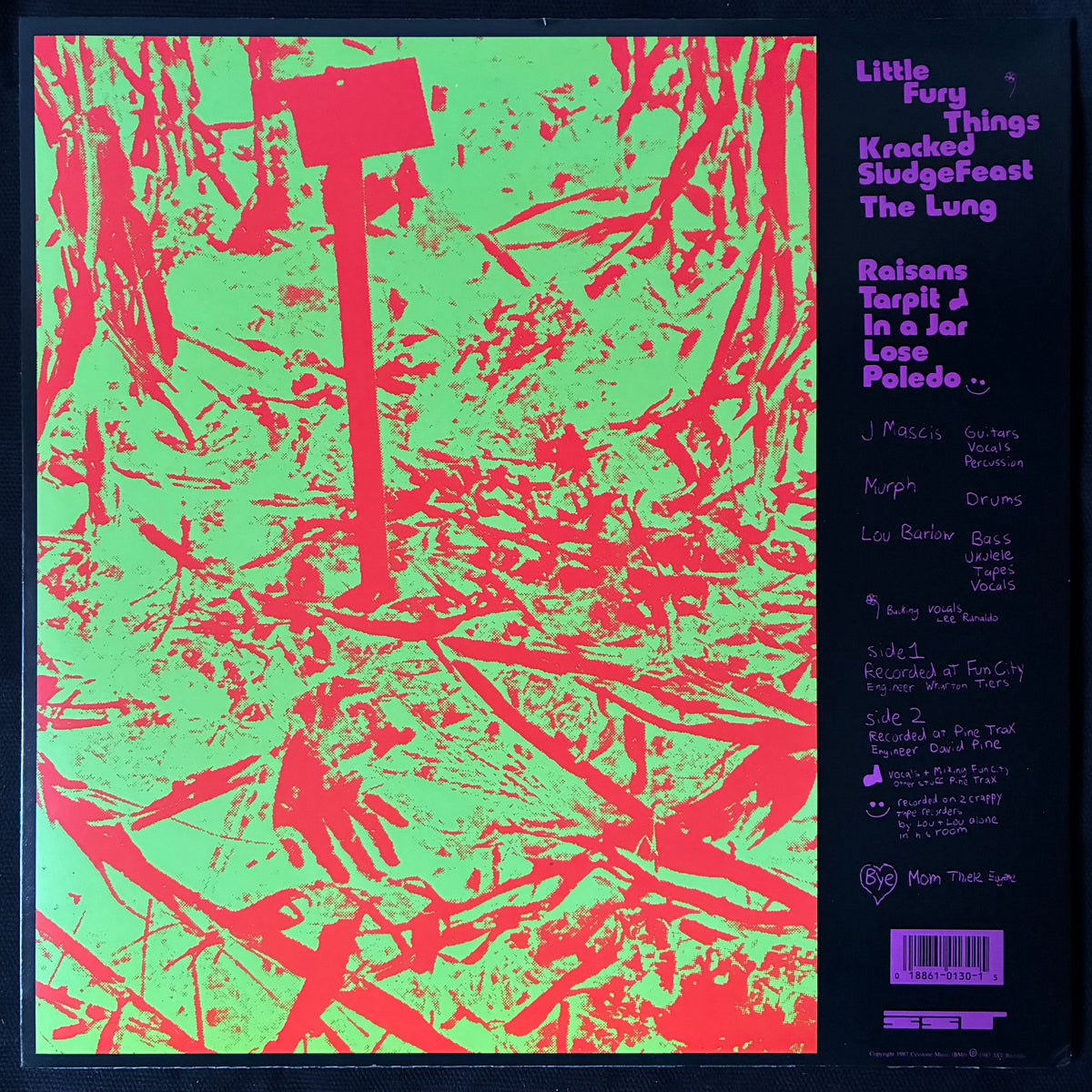 DINOSAUR JR - YOU'RE LIVING ALL OVER ME (USED VINYL 1987 US M-/M-)
