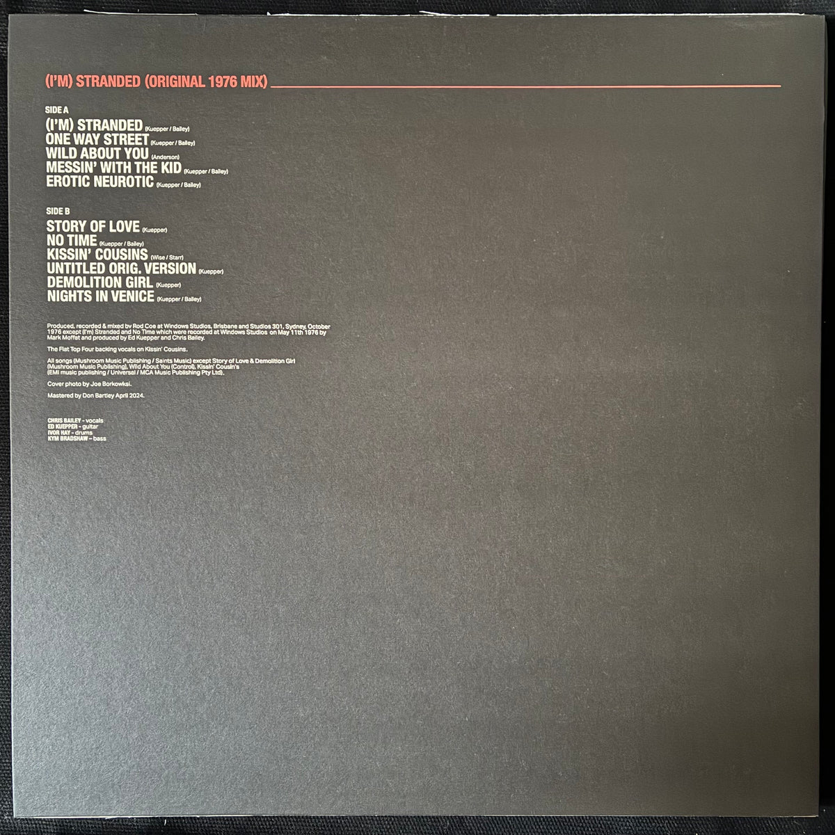 SAINTS - (I'M) STRANDED (4LP BOX SET) (USED VINYL 2024 US M-/M-)