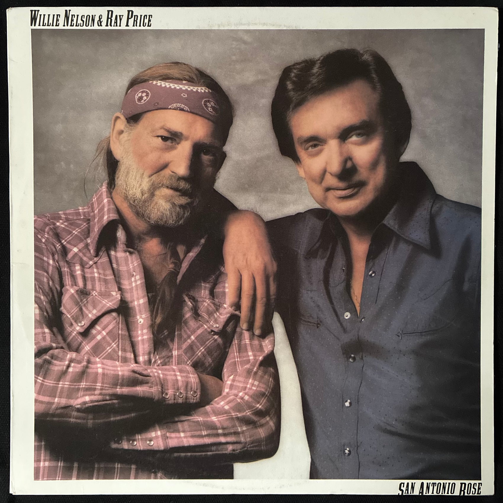 WILLIE NELSON & RAY PRICE - SAN ANTONIO ROSE (USED VINYL 1982 AUS M-/EX+)
