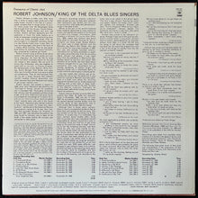 Load image into Gallery viewer, ROBERT JOHNSON - KING OF THE DELTA BLUES SINGERS (USED VINYL 1981 JAPAN M-/M-)
