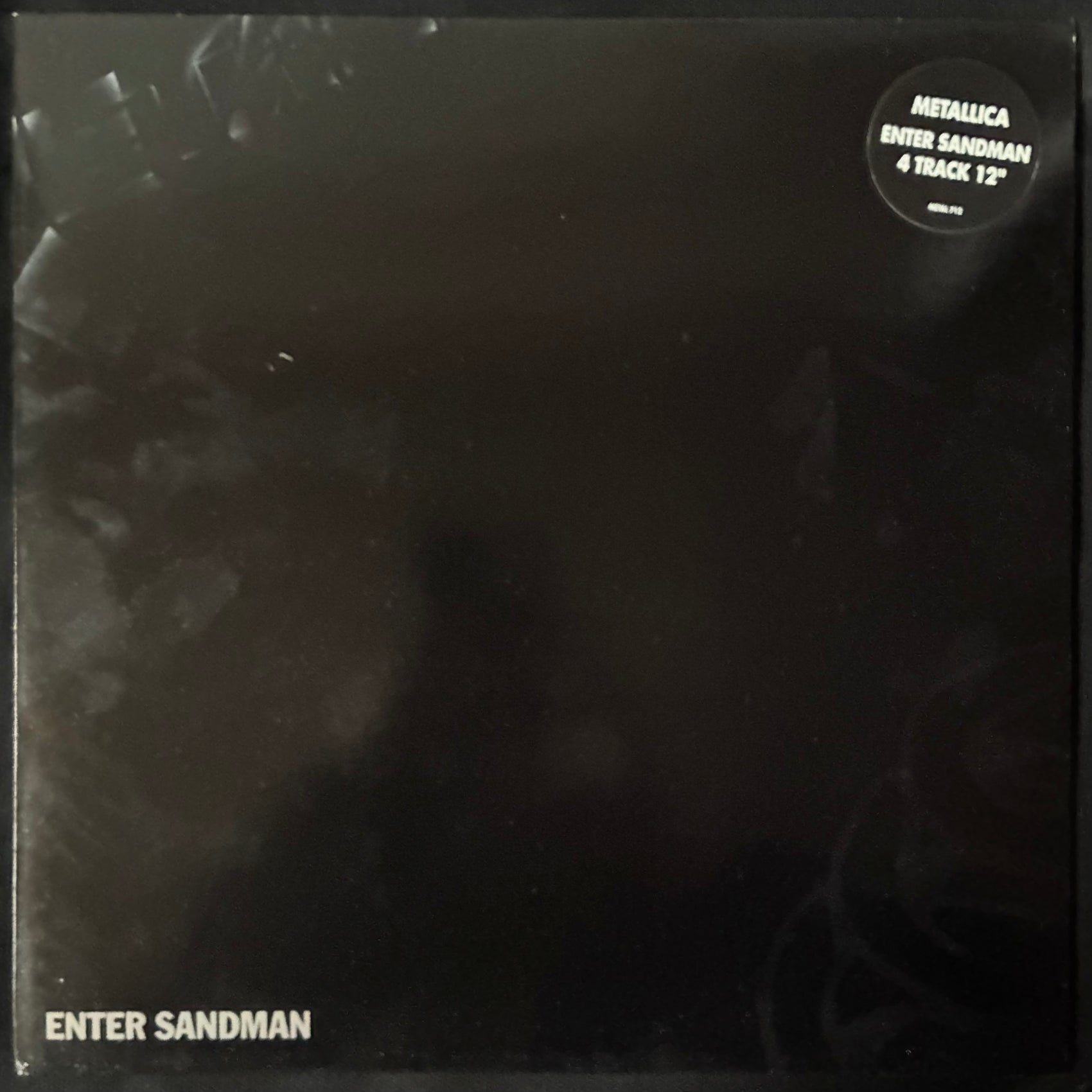 METALLICA - ENTER SANDMAN (12") (USED VINYL 1991 UK M-/M-)