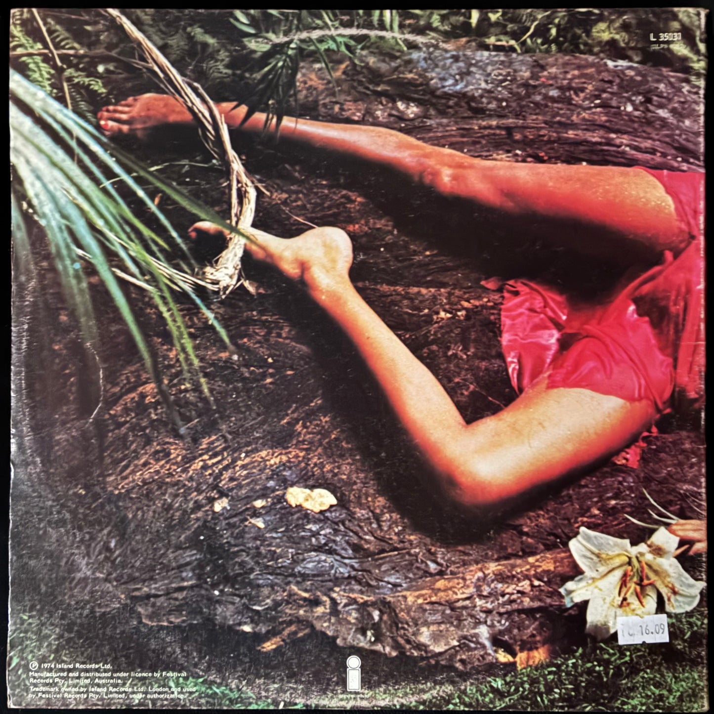 ROXY MUSIC - STRANDED (USED VINYL 1974 AUS EX-/EX)