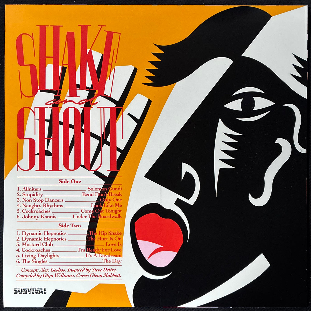 VARIOUS ARTISTS - SHAKE AND SHOUT (USED VINYL 1987 AUS M-/M-)