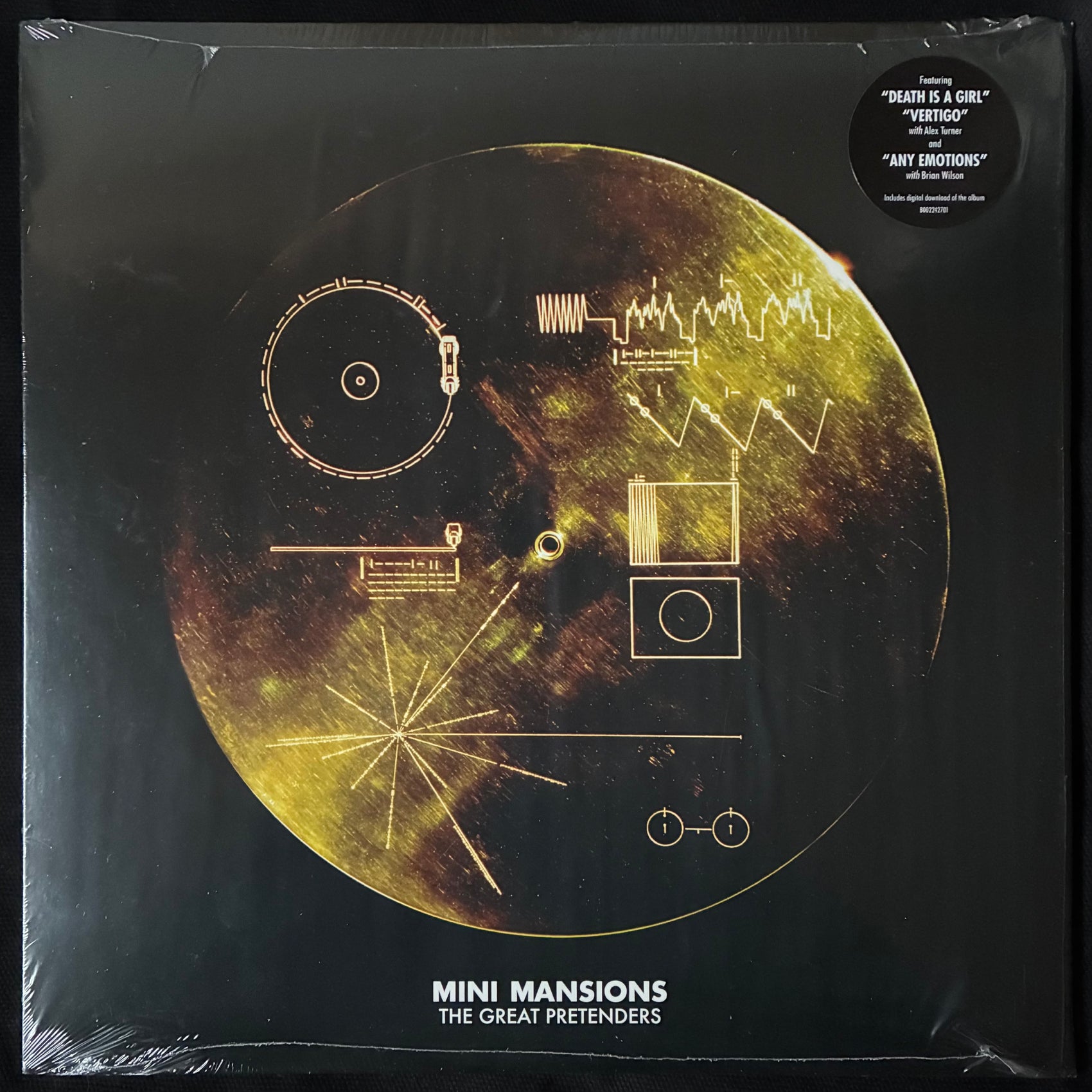 MINI MANSIONS - THE GREAT PRETENDERS (MARBLED GOLD COLOURED) (USED VINYL 2017 US M-/M-)