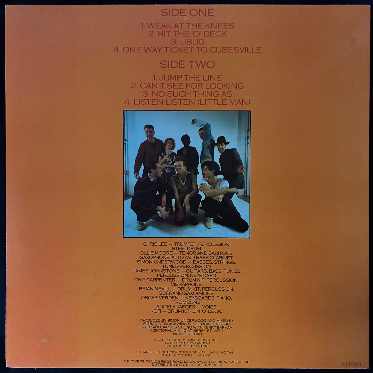 PIGBAG - LEND AN EAR (USED VINYL 1983 UK M-/EX+)