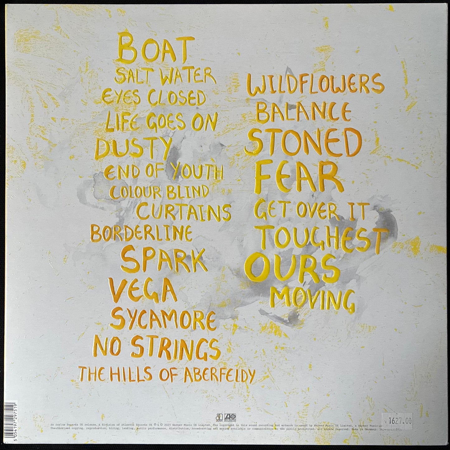 ED SHEERAN - SUBTRACT : DELUXE EDITION (2LP+CD) (YELLOW SPLATTER) (USED VINYL 2023 M-/M-)