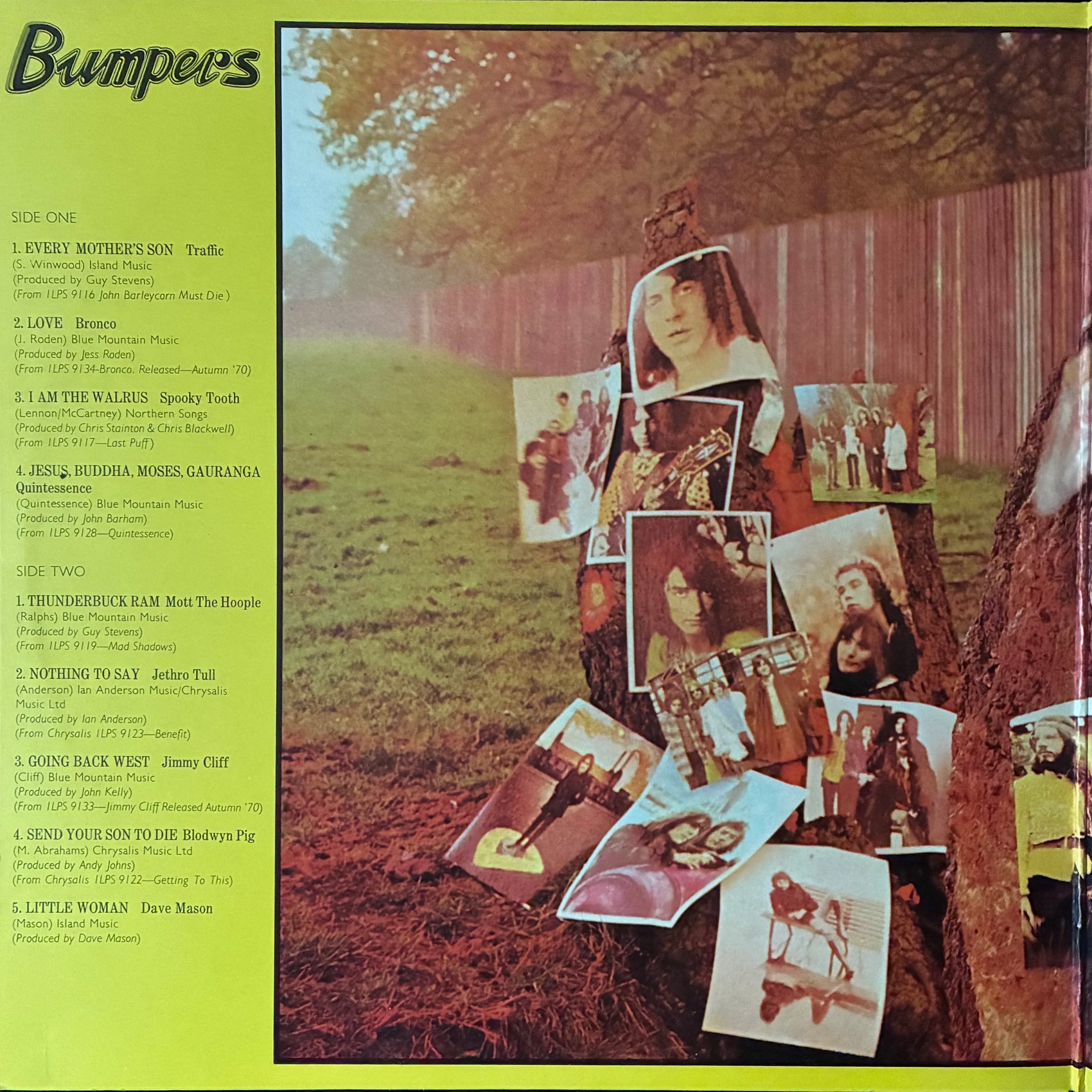 VARIOUS ARTISTS - BUMPERS (2LP) (USED VINYL 1970 UK M-/M-)