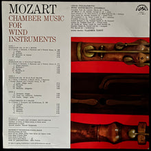 Load image into Gallery viewer, MOZART / CZECH PHILHARMONIC WIND ENSEMBLE - CHAMBER MUSIC FOR WIND INSTRUMENTALS (2LP) (USED VINYL 1971 CZECH EX+/EX)
