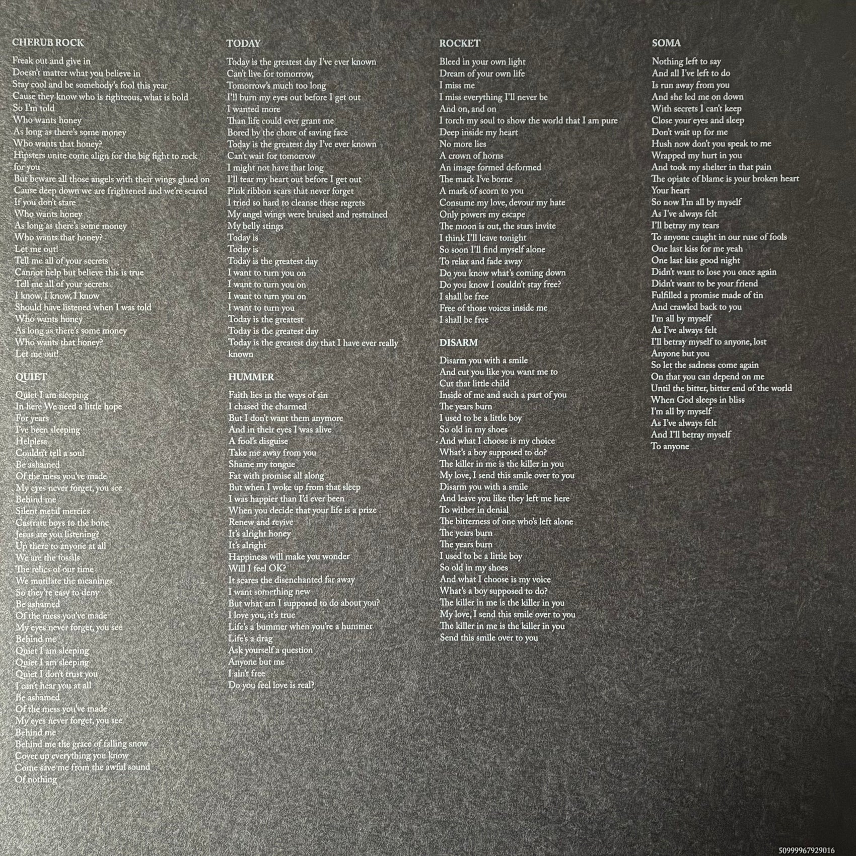 SMASHING PUMPKINS - SIAMESE DREAM (2LP) (180GM) (USED VINYL 2023 US M-/M-)