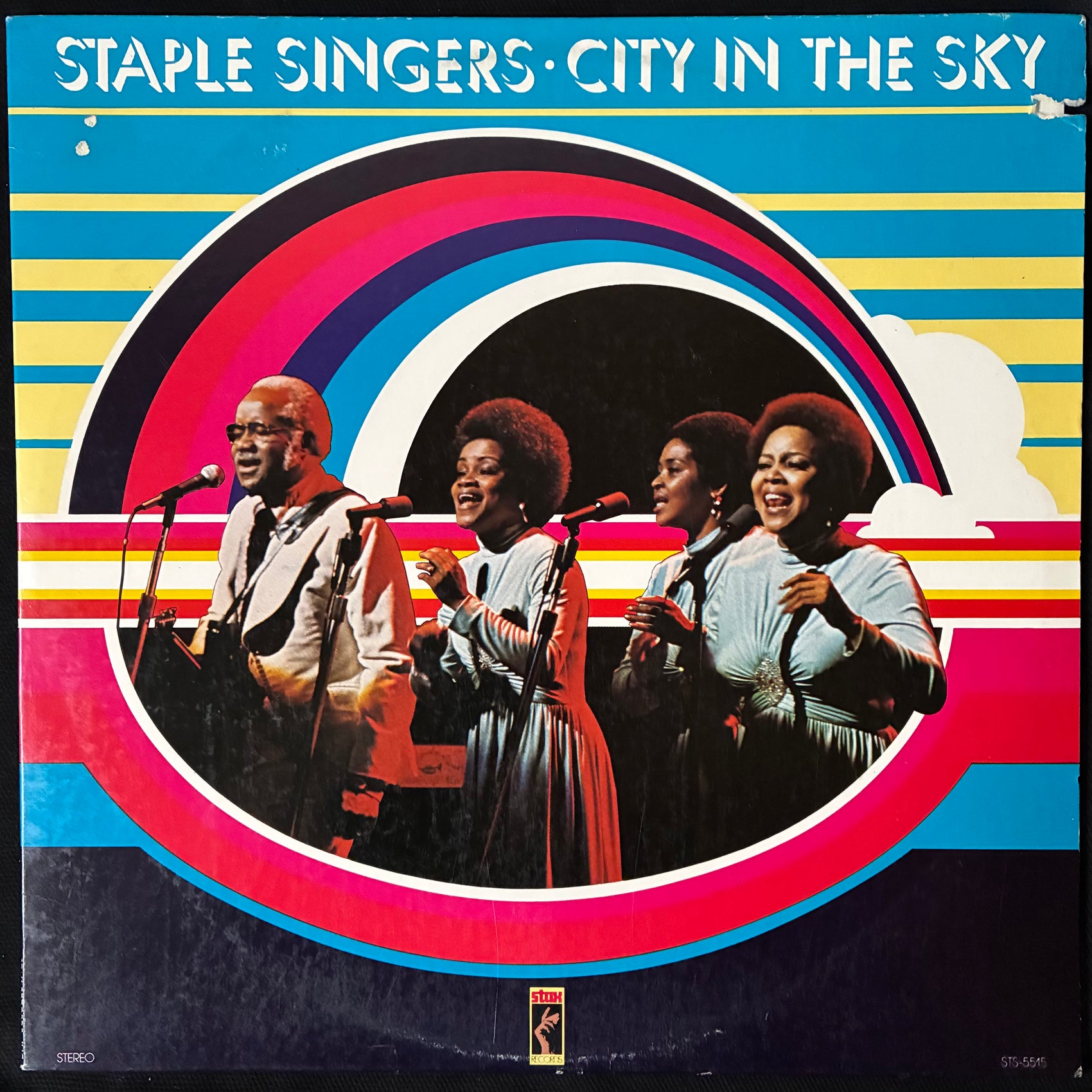 STAPLE SINGERS - CITY IN THE SKY (USED VINYL 1974 US M-/EX-)