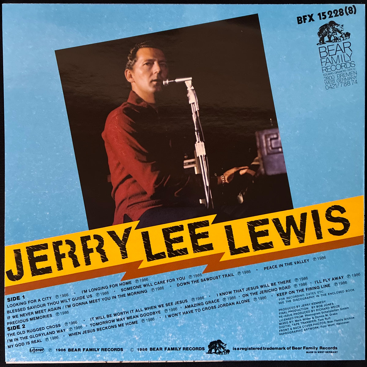 JERRY LEE LEWIS - THE KILLER 1969-1972 (11LP BOX SET) (USED VINYL 1986 GERMANY M-/M-)