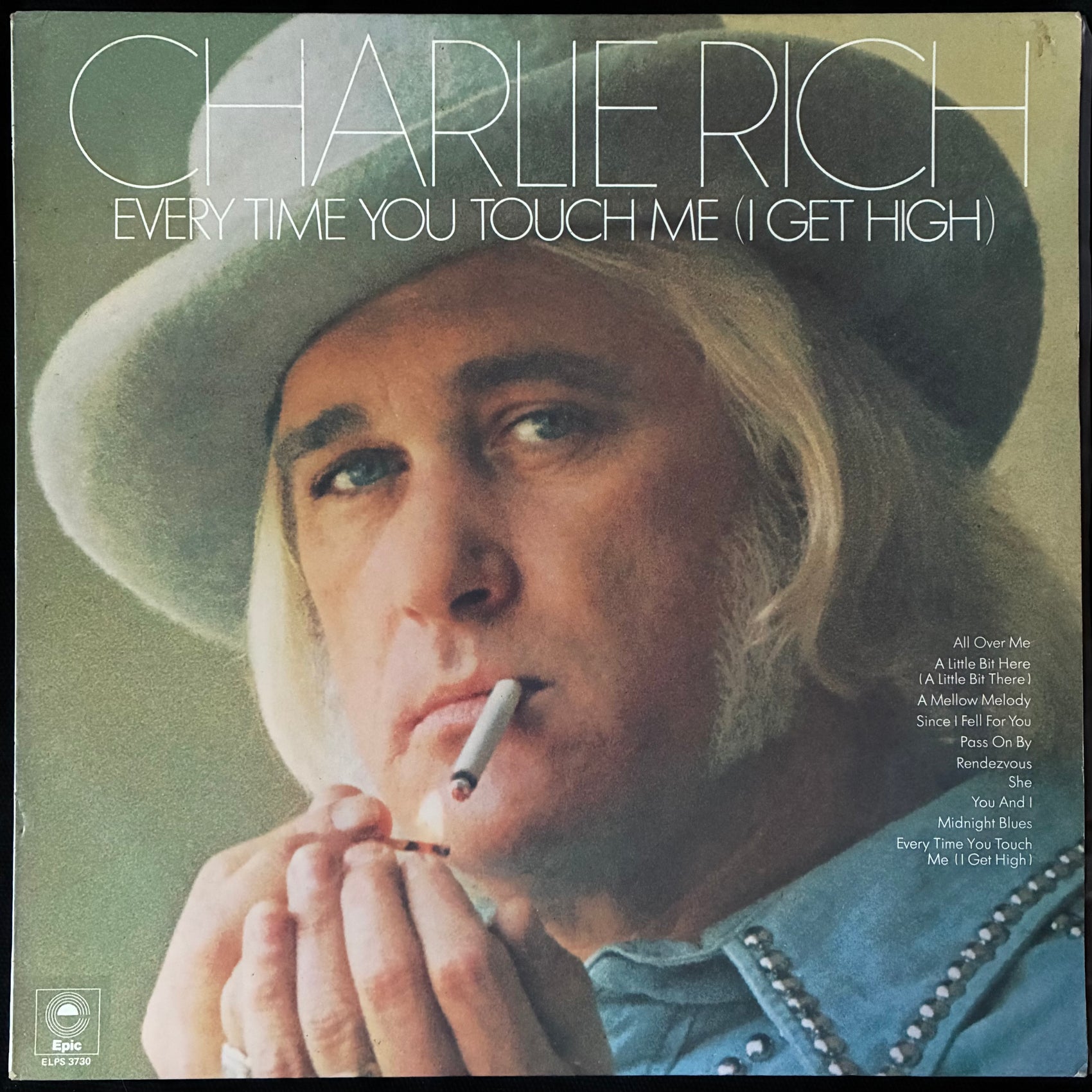 CHARLIE RICH - EVERY TIME YOU TOUCH ME (I GET HIGH) (USED VINYL 1975 AUS EX+/EX)