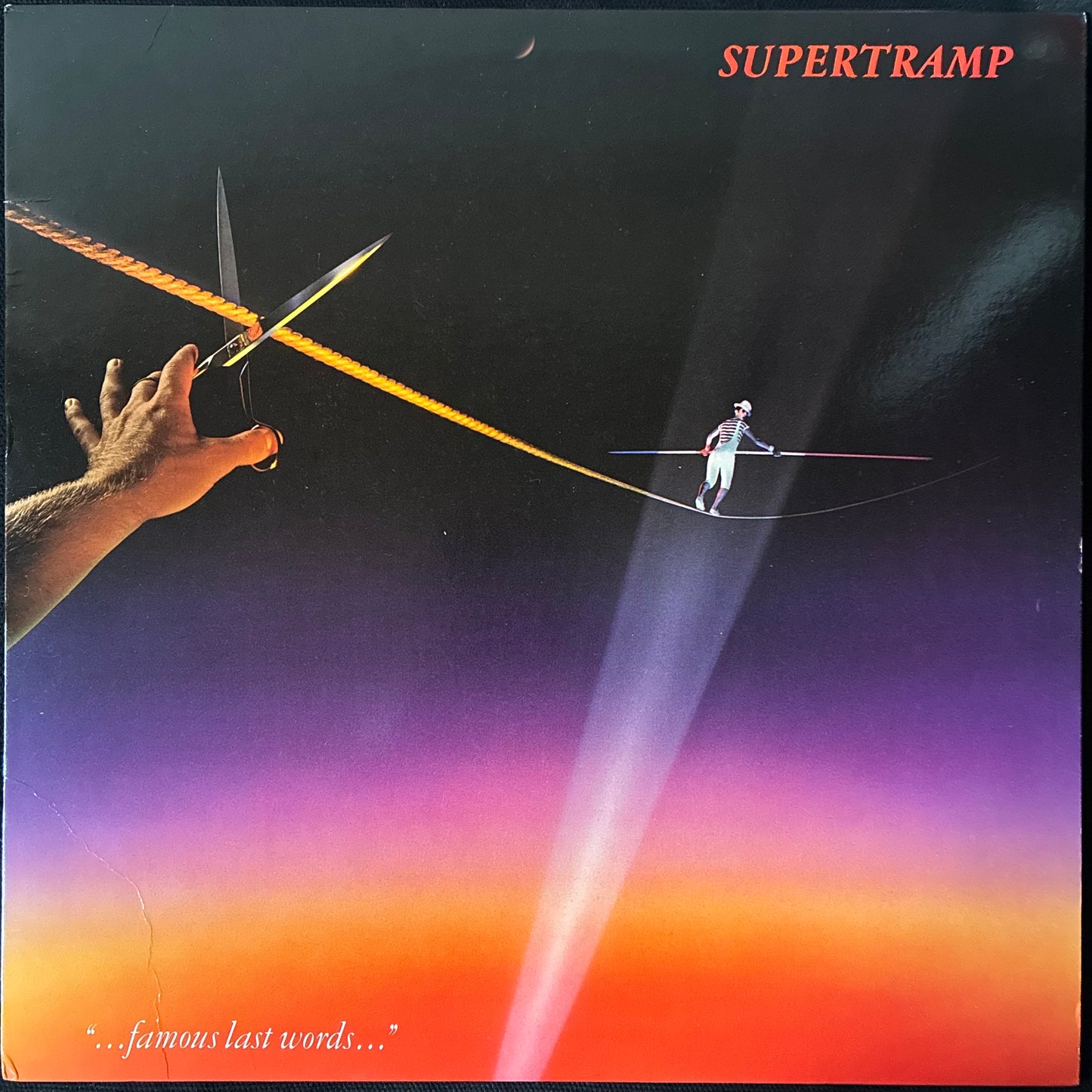 SUPERTRAMP - "...FAMOUS LAST WORDS..." (USED VINYL 1982 US M-/M-)