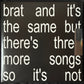 CHARLI XCX - BRAT AND IT'S THE SAME BUT THERE'S THREE MORE SONGS SO IT'S NOT (2LP) (BLACK/WHITE COLOURED) (USED VINYL 2024 UK M-/M-)