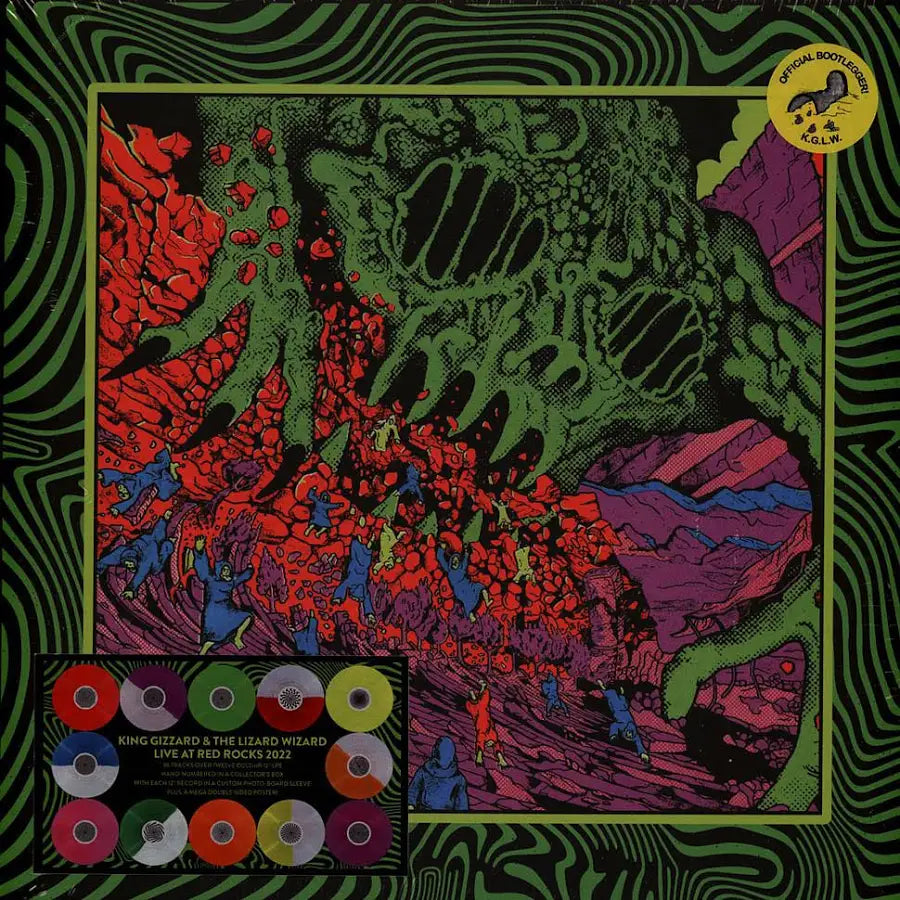 KING GIZZARD - LIVE AT RED ROCKS '22 (2023 12×12" LIMITED EDITION BOX SET)