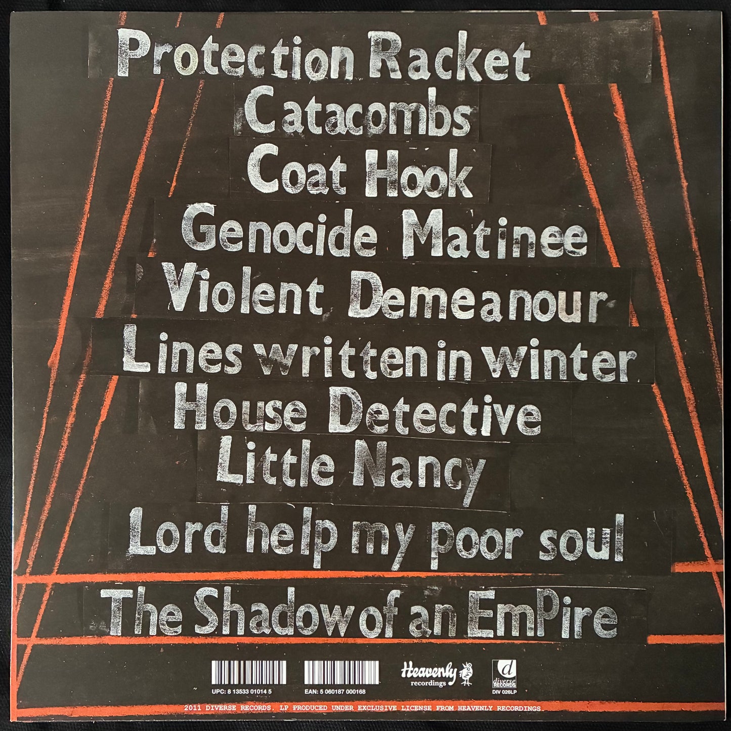 FIONN REGAN - THE SHADOW OF AN EMPIRE (USED VINYL 2011 UK M-/M-)