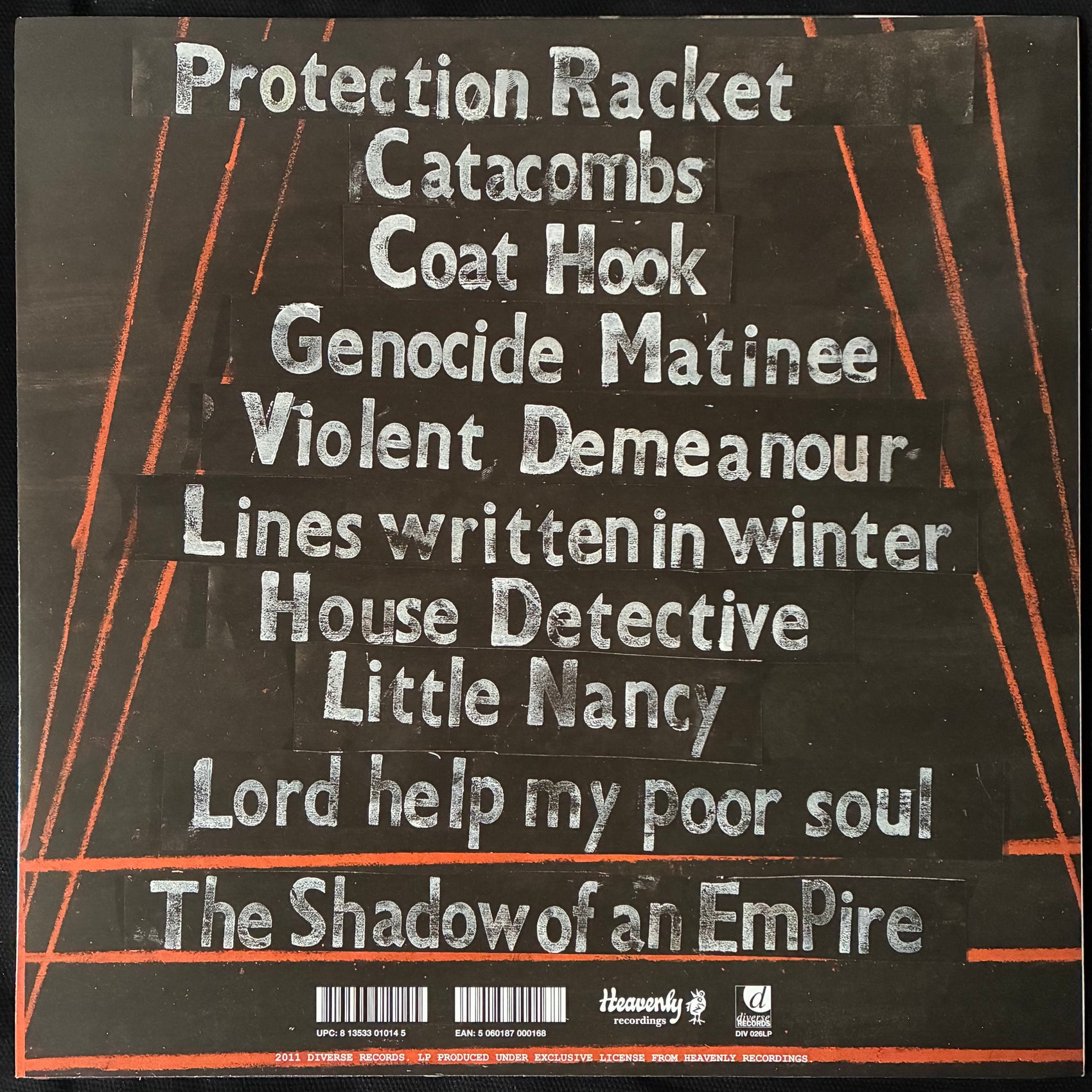 FIONN REGAN - THE SHADOW OF AN EMPIRE (USED VINYL 2011 UK M-/M-)