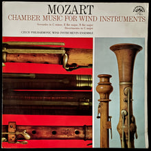 Load image into Gallery viewer, MOZART / CZECH PHILHARMONIC WIND ENSEMBLE - CHAMBER MUSIC FOR WIND INSTRUMENTALS (2LP) (USED VINYL 1971 CZECH EX+/EX)
