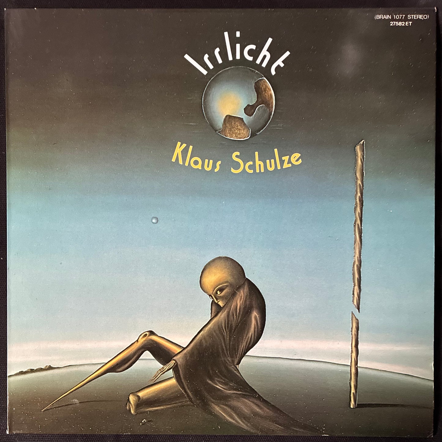 KLAUS SCHULZE - IRRLICHT (USED VINYL 1976 BENELUX M-/M-)