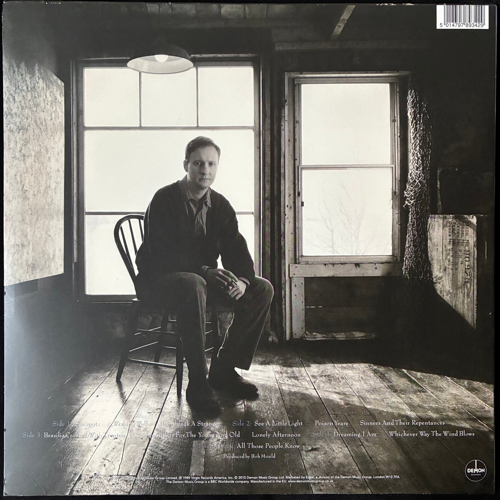 BOB MOULD - WORKBOOK 25 (2LP) (USED VINYL 2015 UK/EU M-/M-)