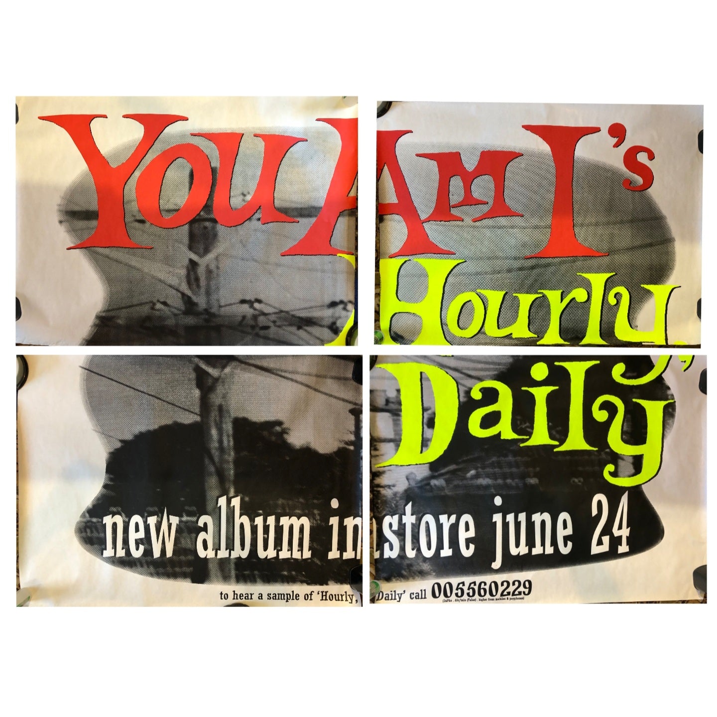 YOU AM I - HOURLY DAILY (4X) POSTER