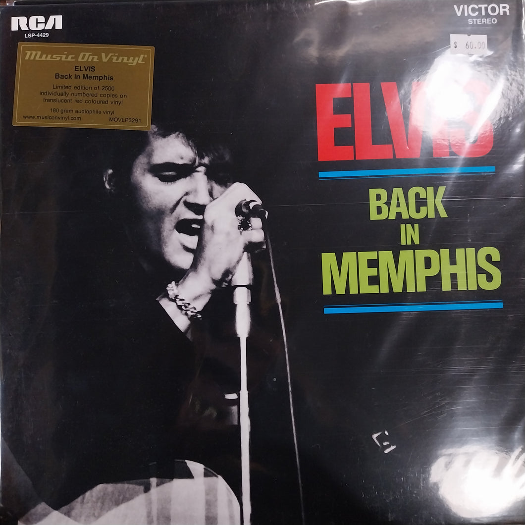 ELVIS PRESLEY - BACK IN MEMPHIS (MUSIC ON VINYL PRESSING)